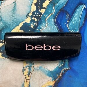 Bebe Black Case with Pink Logo